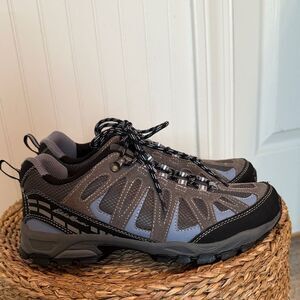 Eddie Bauer Women’s Black/Gray/Blue Hiking Sneakers - 6 - Excellent Condition